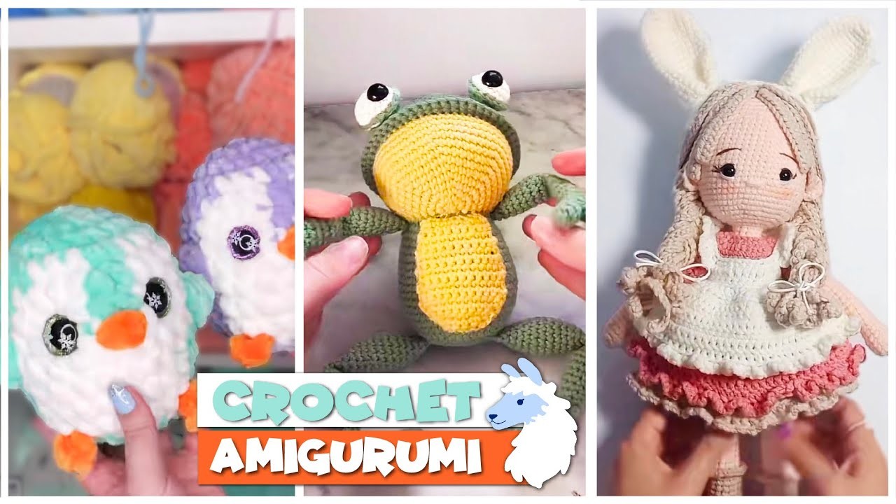 TikTok Crochet  Amigurumi ???? PLUSHIES ???? Crochet TOYS Compilation 169 | @blu_llama