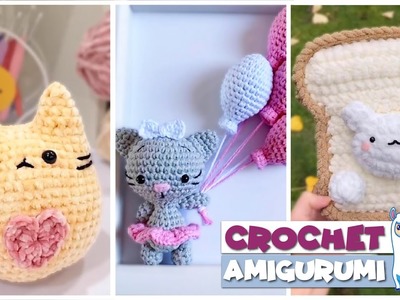 TikTok Crochet  Amigurumi ???? KAWAII CATS ???? Compilation 152 | @blu_llama