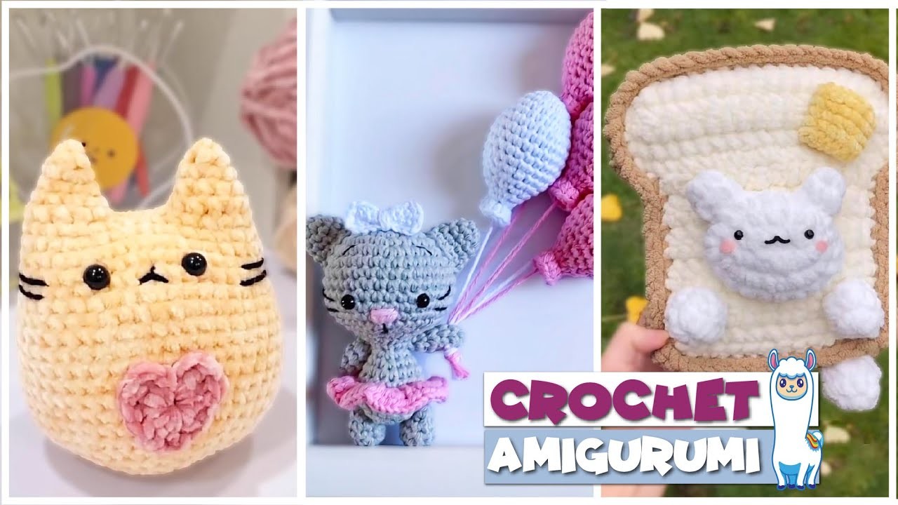 TikTok Crochet  Amigurumi ???? KAWAII CATS ???? Compilation 152 | @blu_llama