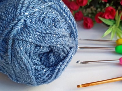 Unusual crochet pattern! ONLY 2 ROWS! You will love it. Crochet stitch