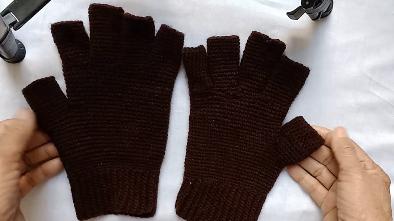 Warm Crochet Gloves | Hand Protection Mittens.