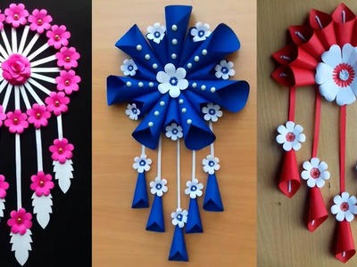 3 Beautiful Paper Flower Wall Decor Ideas | Home Decor Ideas | Beautiful Paper Crafts