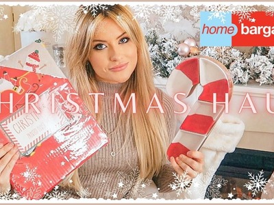 A VERY FESTIVE HOME BARGAINS HAUL - Christmas homeware, stocking fillers & decorations