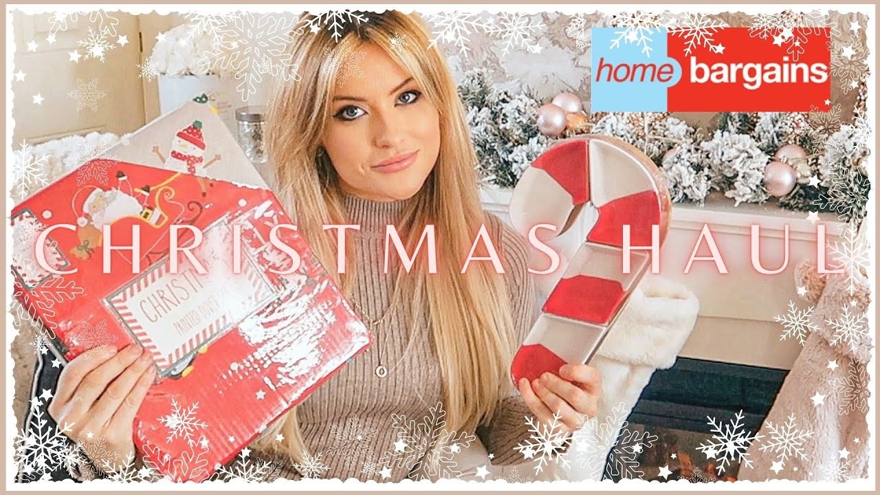A VERY FESTIVE HOME BARGAINS HAUL - Christmas homeware, stocking fillers & decorations