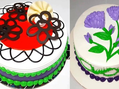 Cake Decorating Idea . Birthday Cake Design Tutorial At Home