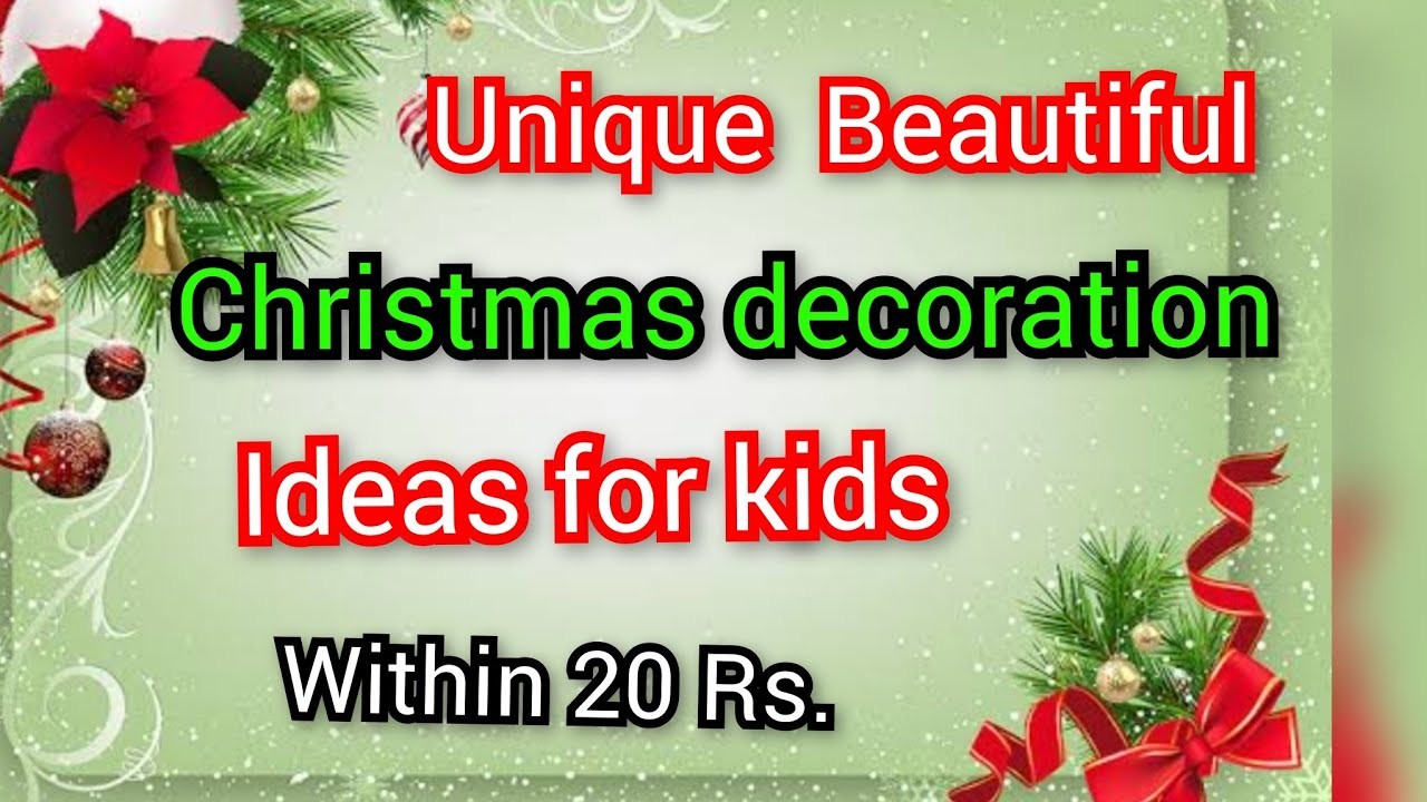 Christmas decoration ideas at home | christmas decoration ideas for kids | diy christmas decoration