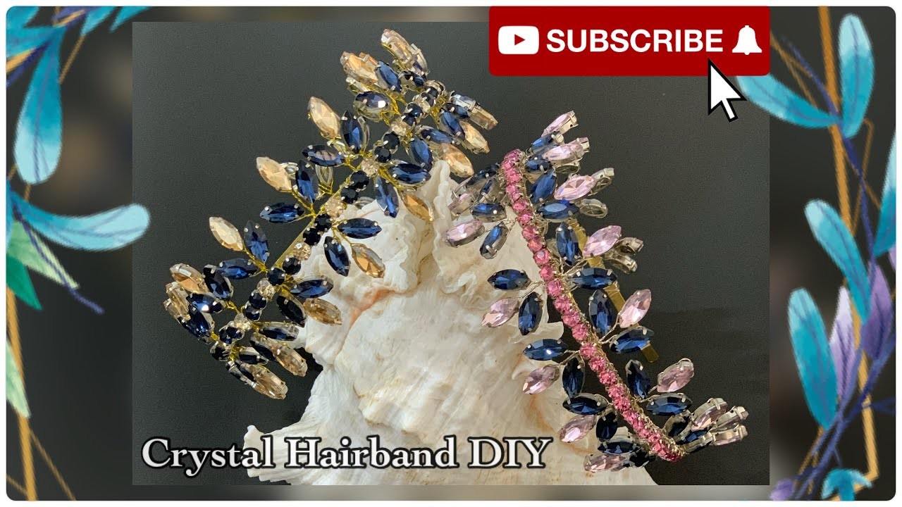 CRYSTAL STONE HAIRBAND MAKING | CRYSTAL HAIRBAND | Hairband DIY