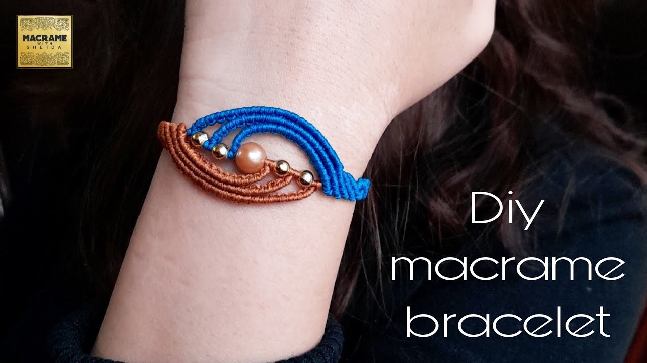 Diy bracelet|Teaching how to make a two-color bracelet with beads⤴