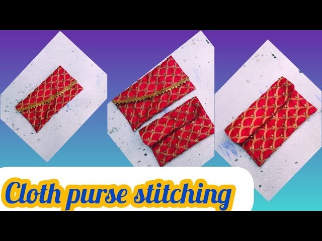 DIY!Cloth Purse stitching|Stitch&sell 100 per day