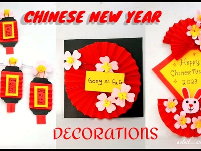 DIY DECORATIONS LUNAR CHINESE NEW YEAR 2023.CHINESE NEW YEAR DECORATION IDEAS.CHINESE NEW YEAR CRAFT