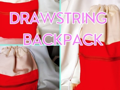 DIY  Drawstring Backpack| Stitch Magic