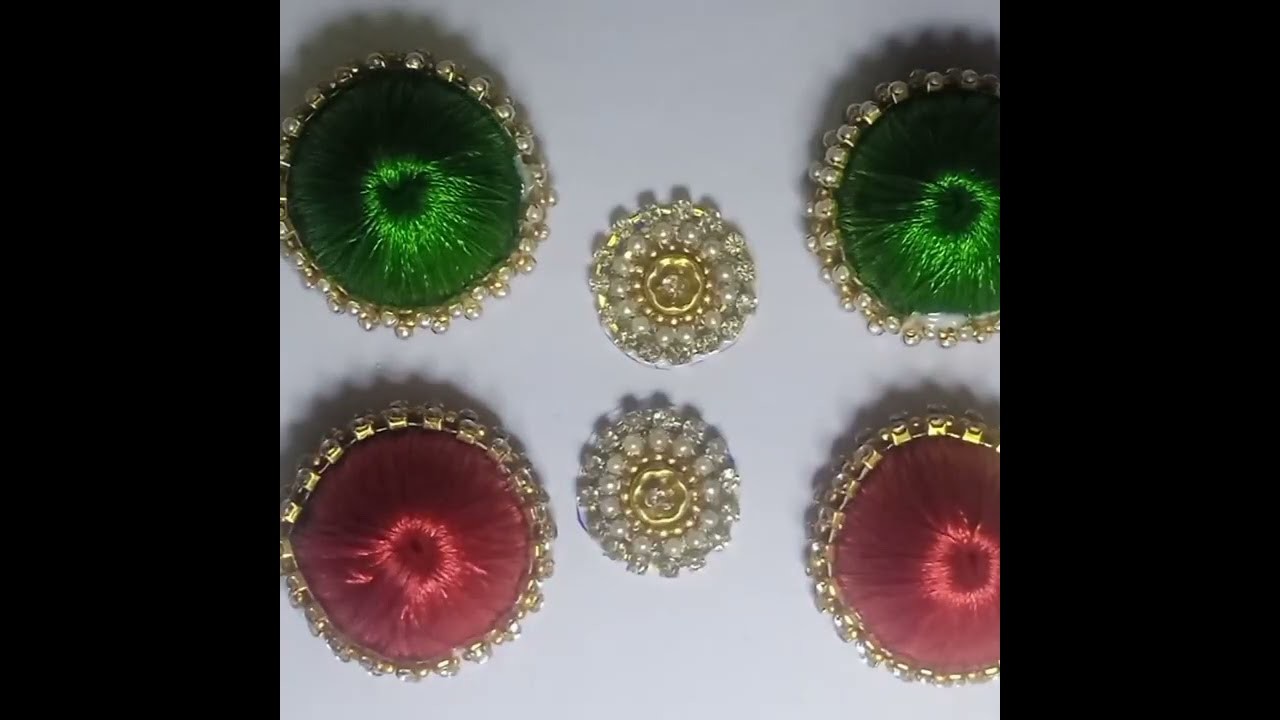 DIY jhumka earrings make  fancy  party wear jhumka