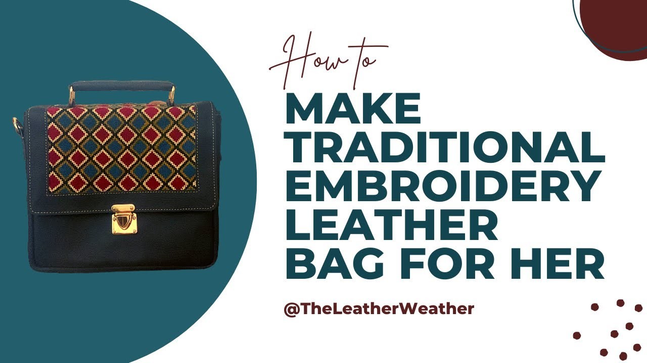 DIY Leather Craft Traditional Bag | Female Bag | Side Panel & Finishing | Part 4
