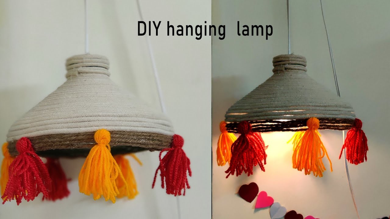 Easy DIY lamp ideas | How to make lamp at home | lamp | Bottle lamp | best out of waste craft