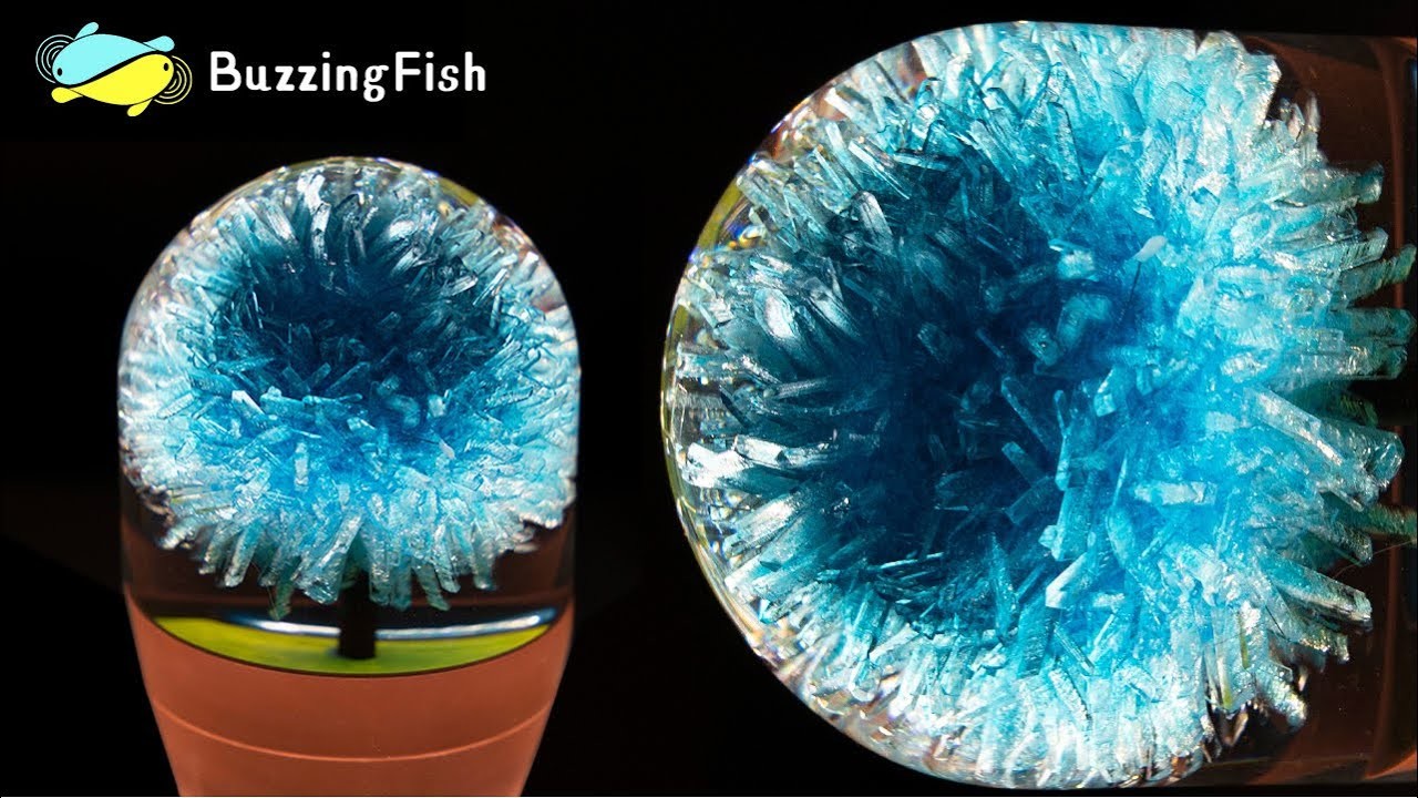 ????Grow Crystals Flower and Make a Resin Lamp | Resin Lamp????