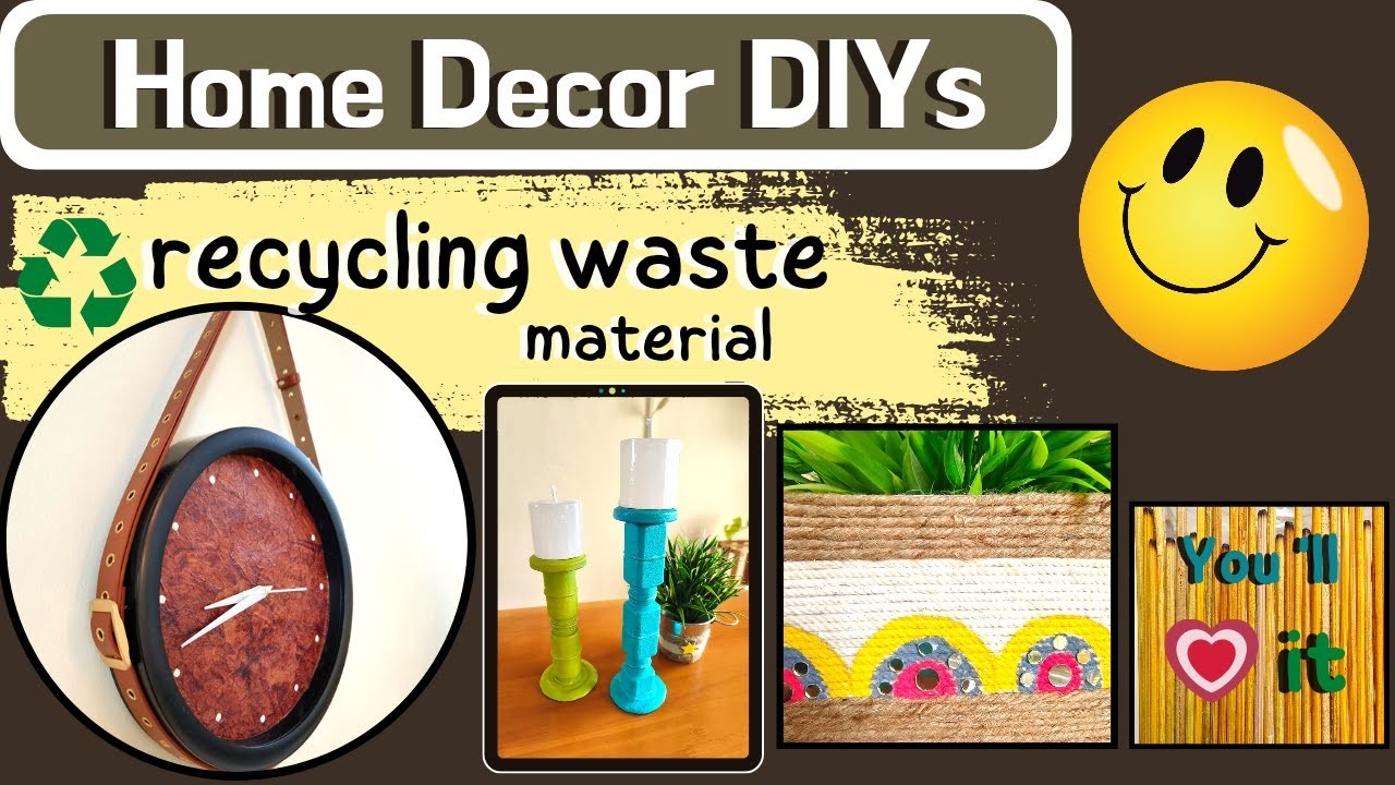 Home Decor DIY Ideas ????Recycling Waste Material | Best Out of Waste DIY Ideas