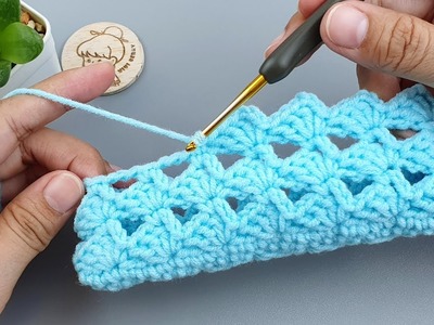 How to Crochet Pouch | Crochet Drawstring Pouch with Easy Crochet Stitch Pattern  | ViVi Berry DIY