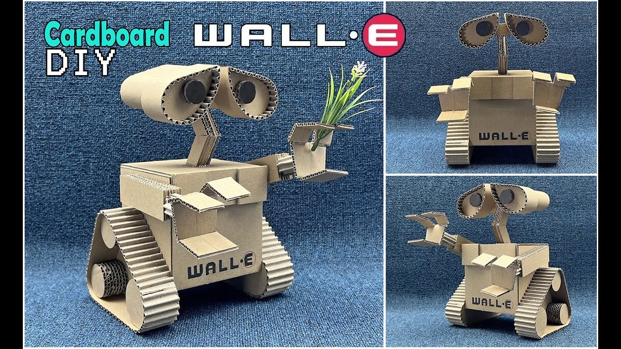 How to Make WALL-E Robot from Cardboard