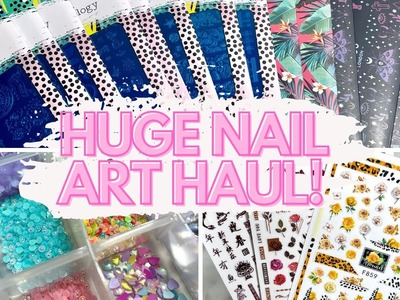 HUGE NAIL ART HAUL| MASSIVE STAMPING PLATES HAUL| SHEIN NAIL ART| ALIEXPRESS | NAIL TECH MUST HAVES