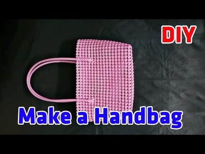 Instructions for knitting a handbag - DIY