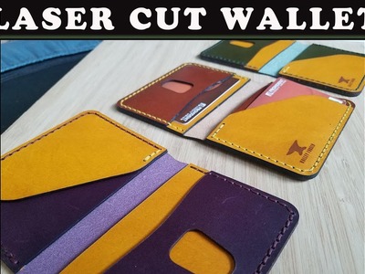Make a Leather Wallet with your Laser Cutter. Engraver (Diode or Co2)