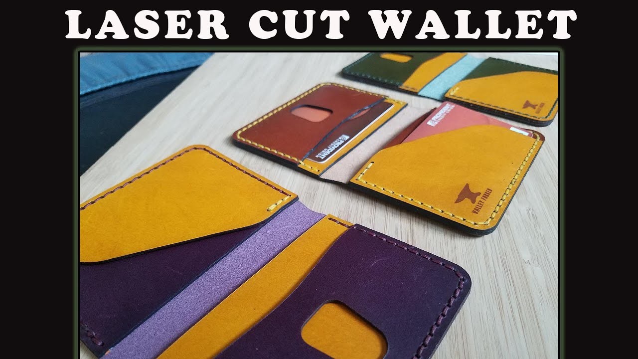 Make a Leather Wallet with your Laser Cutter. Engraver (Diode or Co2)