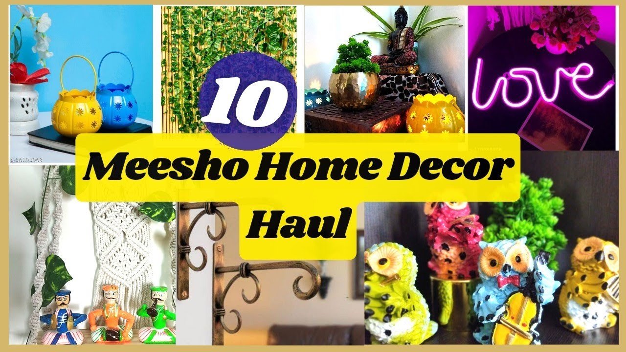Meesho Home Decor Haul Starts From Rs 109.Meesho Product Review.10 Beautiful Home Decor.That Ladybug