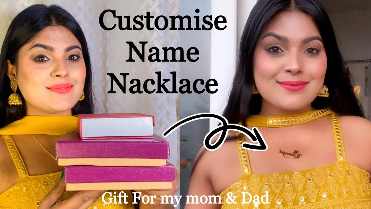 My Custom Name Necklace | Ankx Jewellery Review | Gift Ideas India Online | Sonali Singh