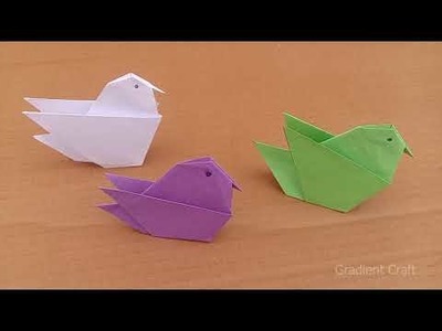 Origami Bird #artandcraft #handmade #homedecor #gradientcraft