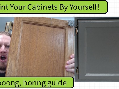 Paint Cabinets Yourself! - A DIY No-spray Guide