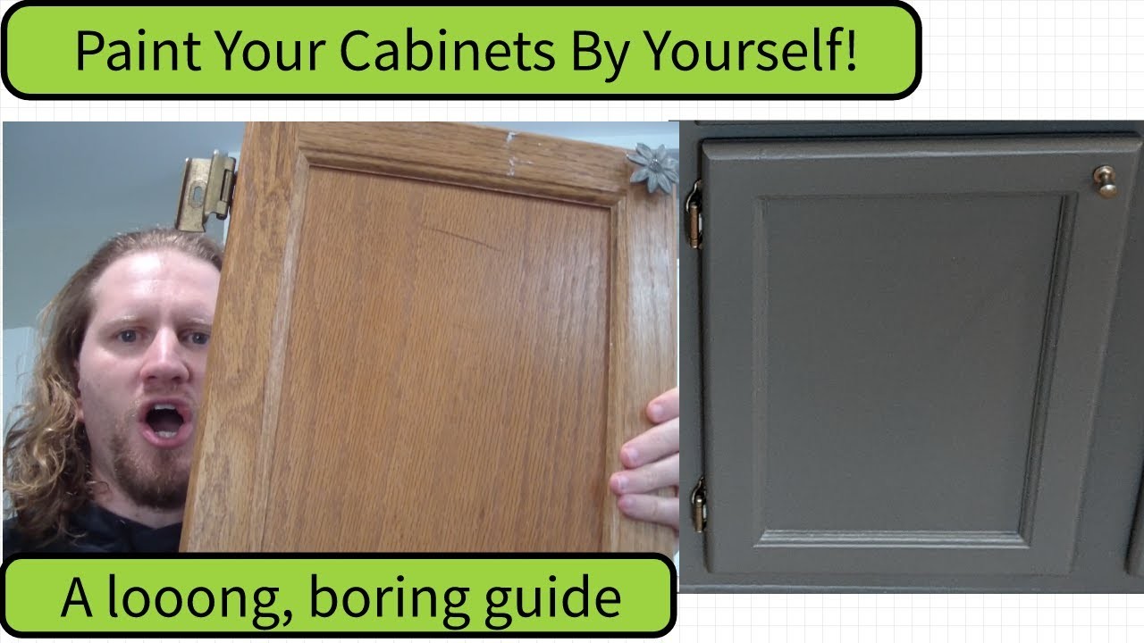 Paint Cabinets Yourself! - A DIY No-spray Guide