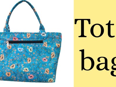 Small Party Wear tote Bag Making in Hindi !!