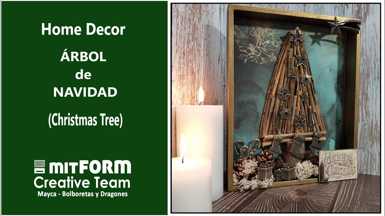 Tutorial HOME DECOR - Árbol de Navidad (Christmas Tree)