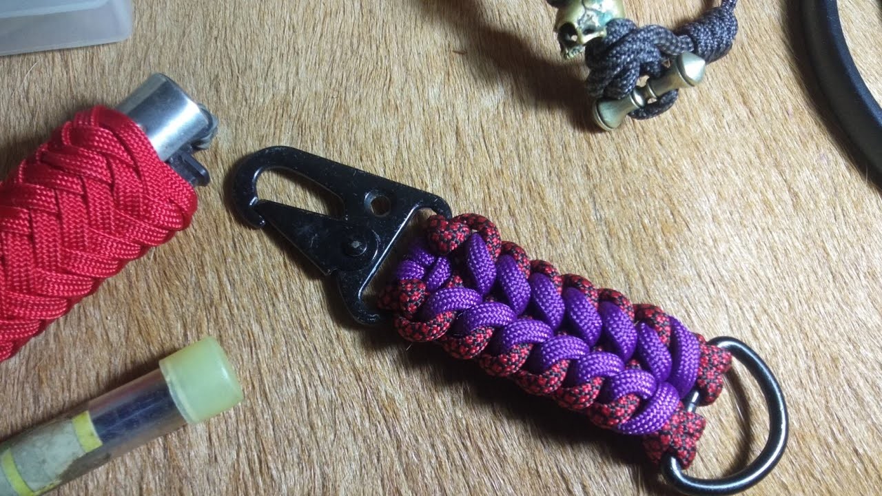 Tutorial keychain paracord | model sanctified