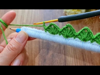 Wow Super idea flomer how to make Crochet necklace