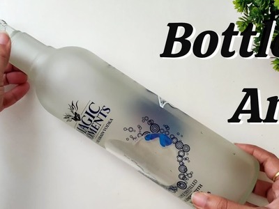 2 Very Easy Bottle Art Ideas For Home Decor | Bottle Crafts