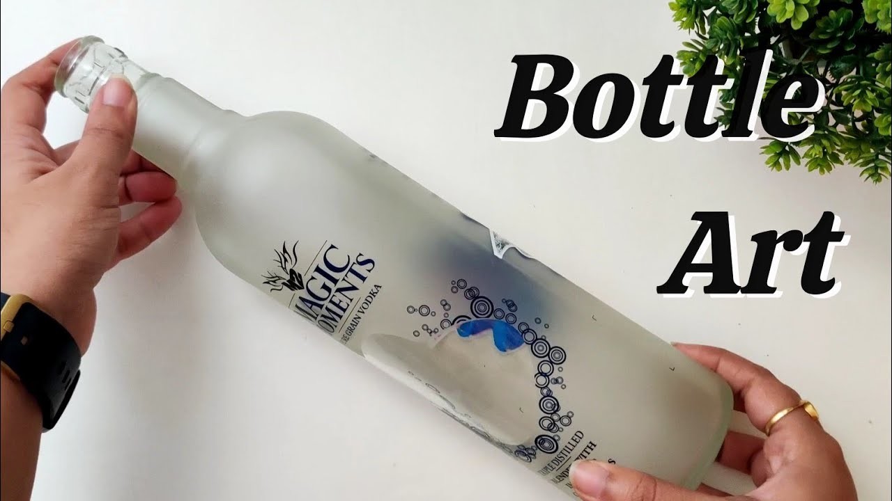 2 Very Easy Bottle Art Ideas For Home Decor | Bottle Crafts