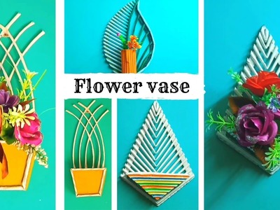 3 Best Flower Basket Craft From Paper. How To Make Flower Vase at Home. DIY Easy Paper Flower Vase