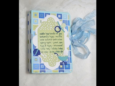 Baby Boy Mini Scrapbook Album