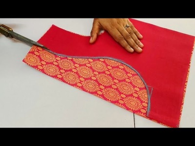 Designer blouse back neck design || cutting and stitching back neck blouse design || blouse