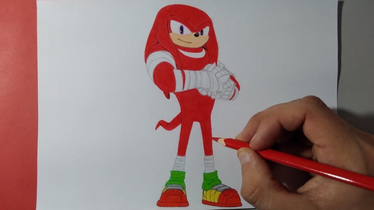 Dibujando a Knuckles | Sonic Boom | Drawing Knuckles