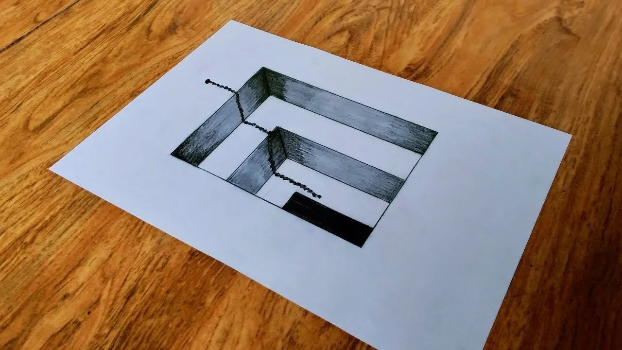 Easy 3D Drawing Tutorial ! ???? Easy 3D illustration Drawing tutorials ...