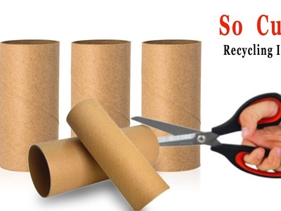 Easy Toilet Paper Roll Recycling | Toilet Paper Roll Crafts | DIY Room Décor