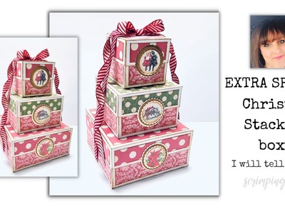EXTRA special Christmas stacking boxes .  I will tell you why.