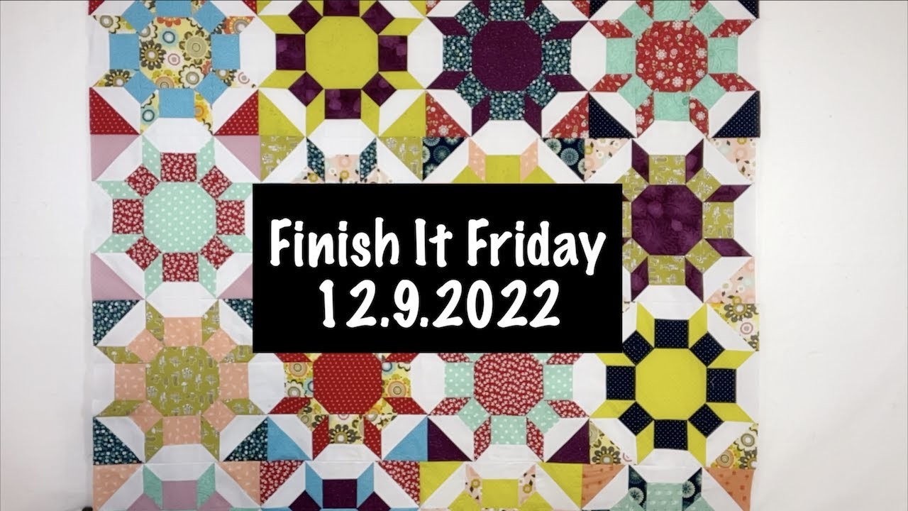 Finish it Friday 12-9-23 | Sick! But I made it!