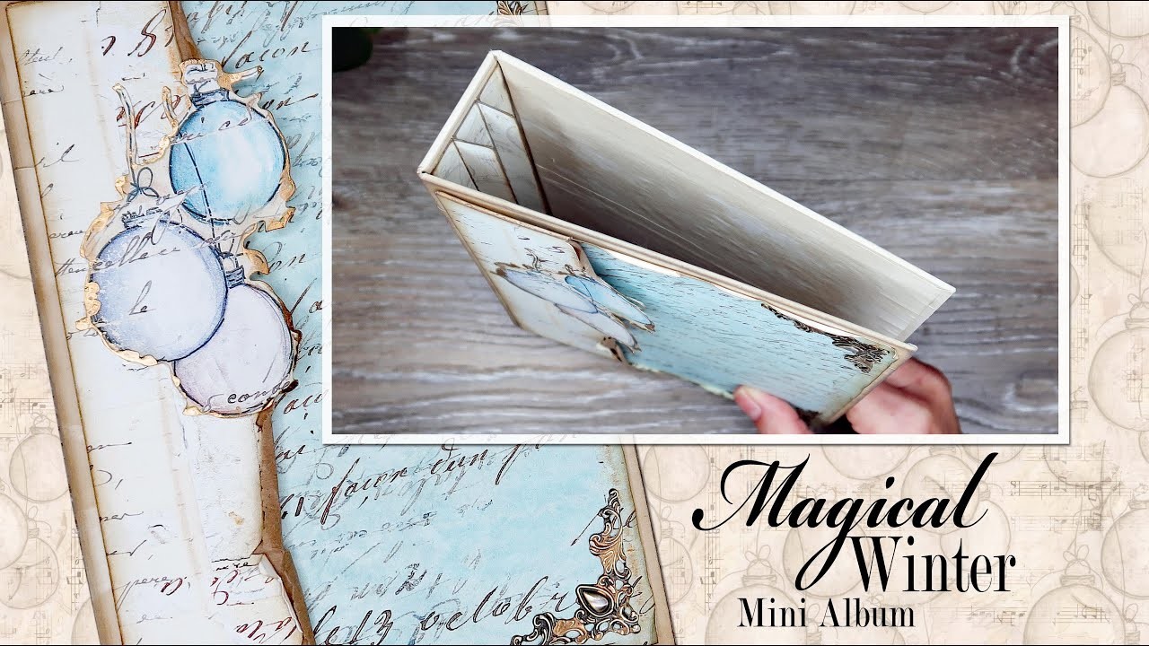 How to Assemble the Accordion Binding System for the Magical Winter Mini Album