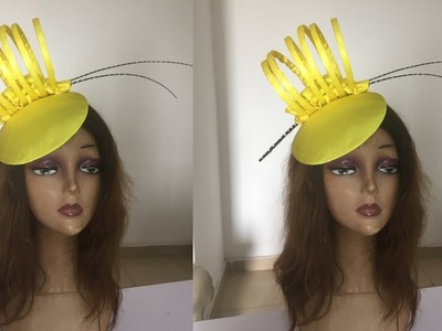 HOW TO MAKE THIS FASCINATOR