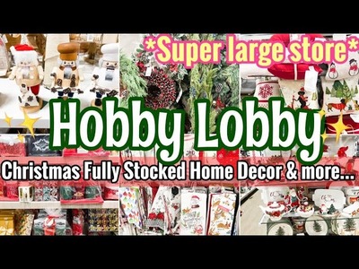 *NEW* HOBBY LOBBY CHRISTMAS DECOR 2022 | HOBBY LOBBY SHOP WITH ME 2022