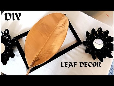 Quick & Easy Home Decoration Idea With A Leaf | DIY Leaf Art | DIY Room Decor