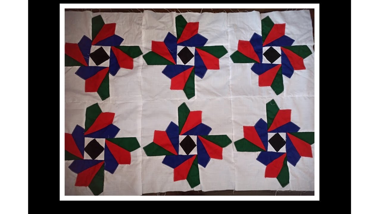 Quilt design | applique work | faliya design | cushion patchwork | quilt block pattern| #handmade